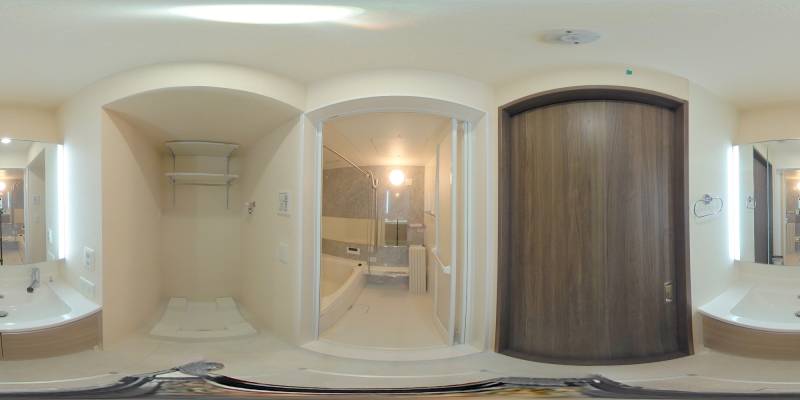 パノラマ画像洗面所