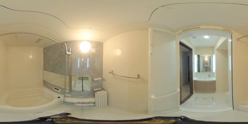 パノラマ画像バスルーム