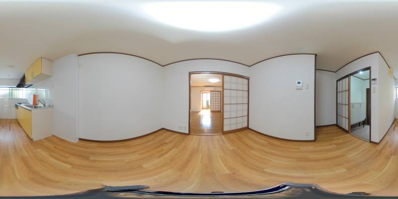 パノラマ画像洋室