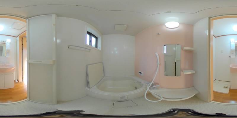 パノラマ画像バスルーム
