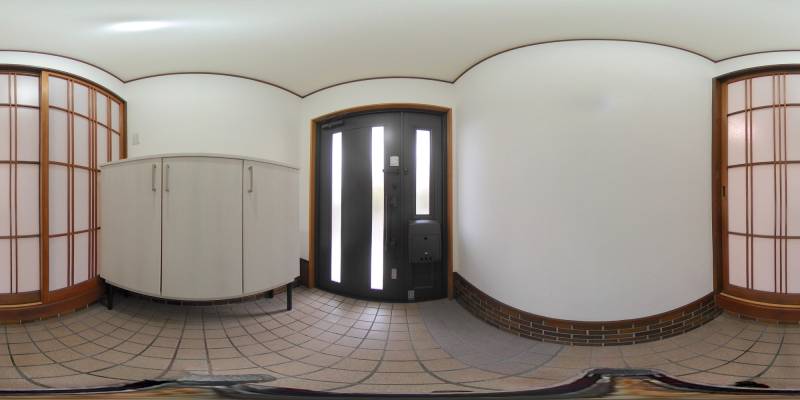 パノラマ画像玄関