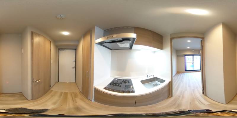 パノラマ画像キッチン