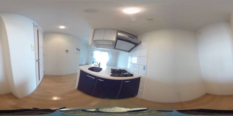 パノラマ画像キッチン
