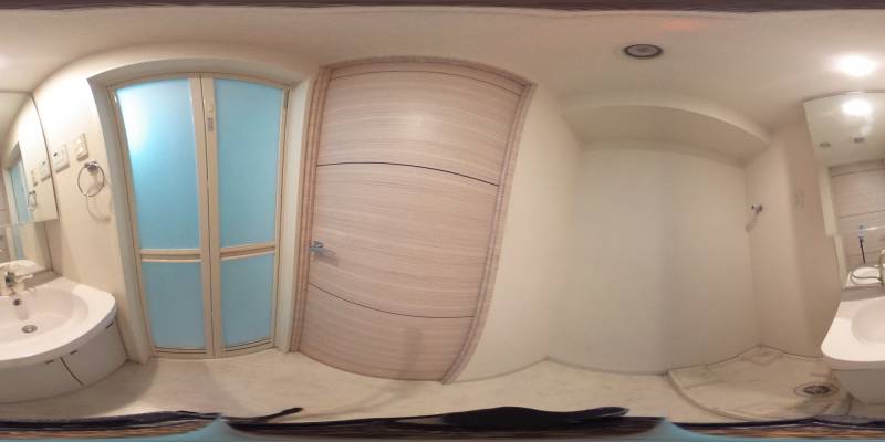 パノラマ画像洗面所