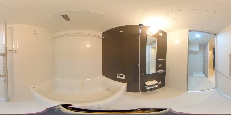 パノラマ画像バスルーム