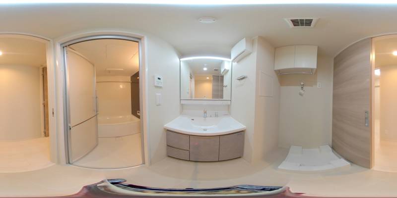 パノラマ画像洗面所