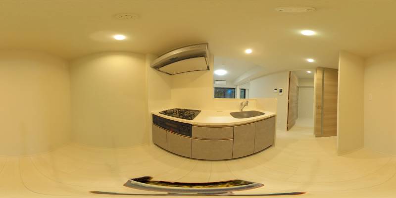 パノラマ画像キッチン