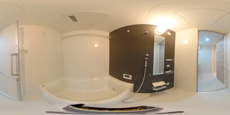 パノラマ画像バスルーム