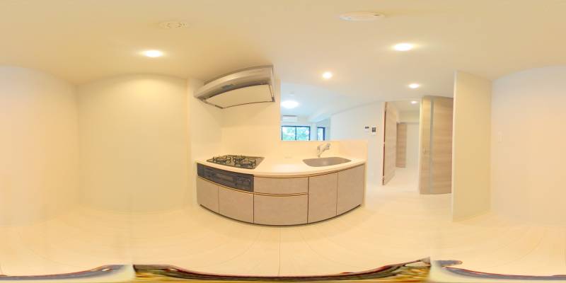 パノラマ画像キッチン