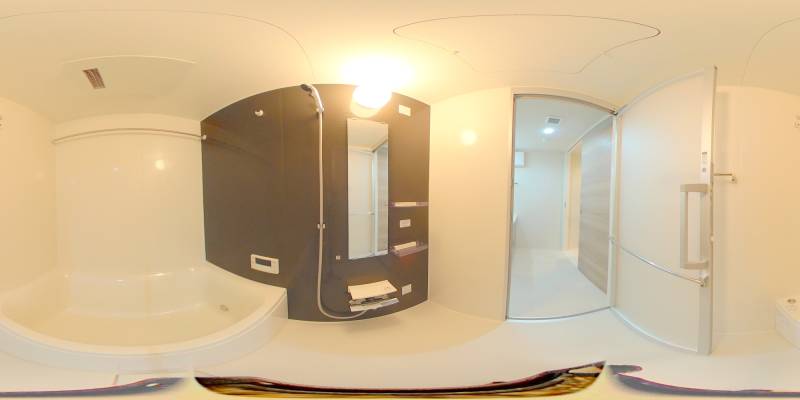 パノラマ画像バスルーム