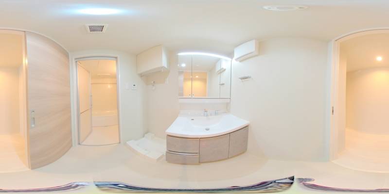 パノラマ画像洗面所