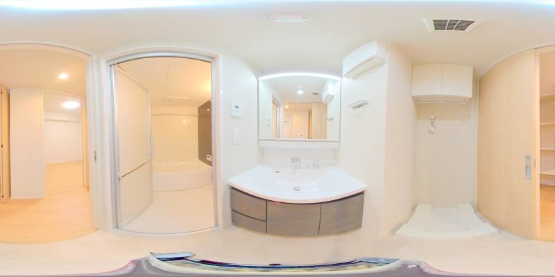 パノラマ画像洗面所