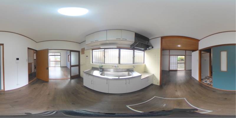 パノラマ画像キッチン