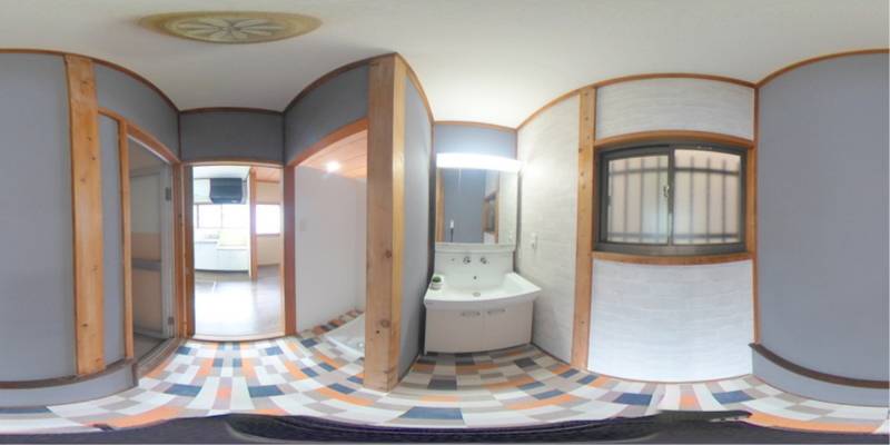 パノラマ画像洗面所