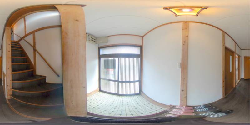 パノラマ画像玄関