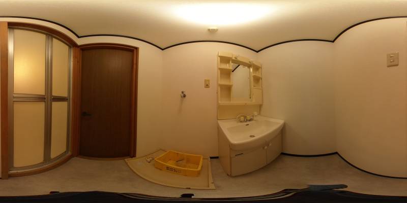 パノラマ画像洗面所