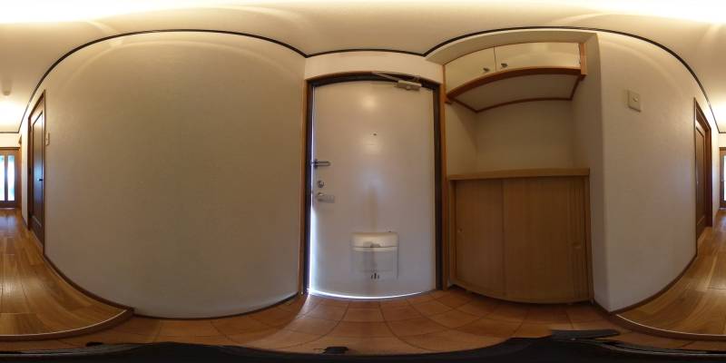 パノラマ画像玄関