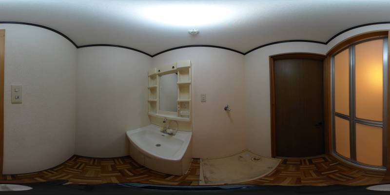 パノラマ画像洗面所