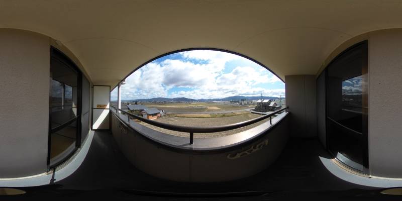 パノラマ画像バルコニー