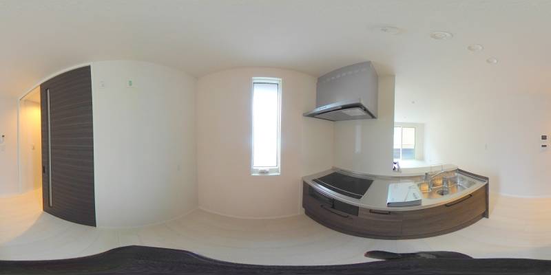 パノラマ画像キッチン