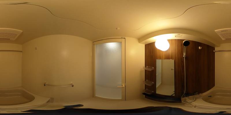 パノラマ画像バスルーム