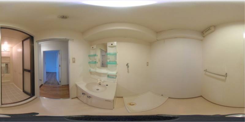 パノラマ画像洗面所