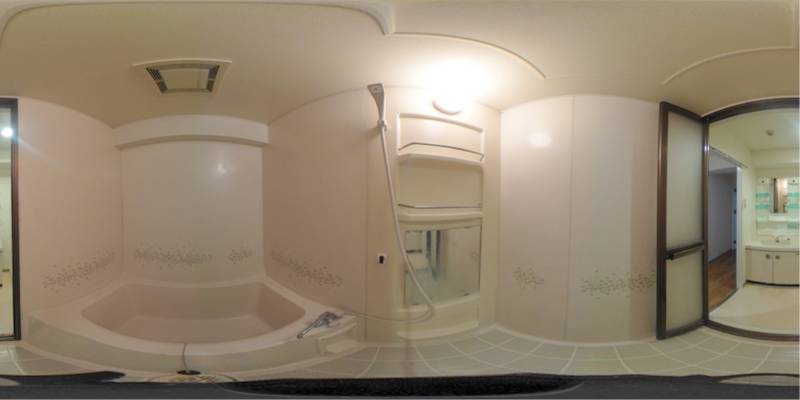 パノラマ画像バスルーム