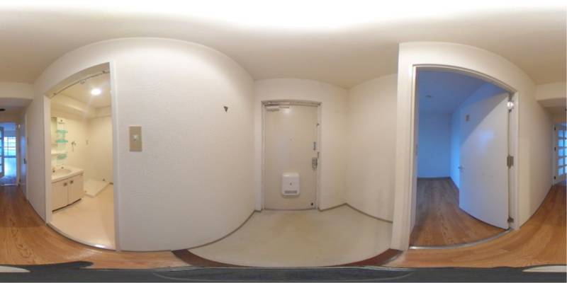 パノラマ画像玄関