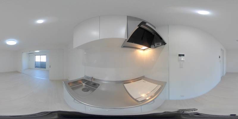 パノラマ画像キッチン