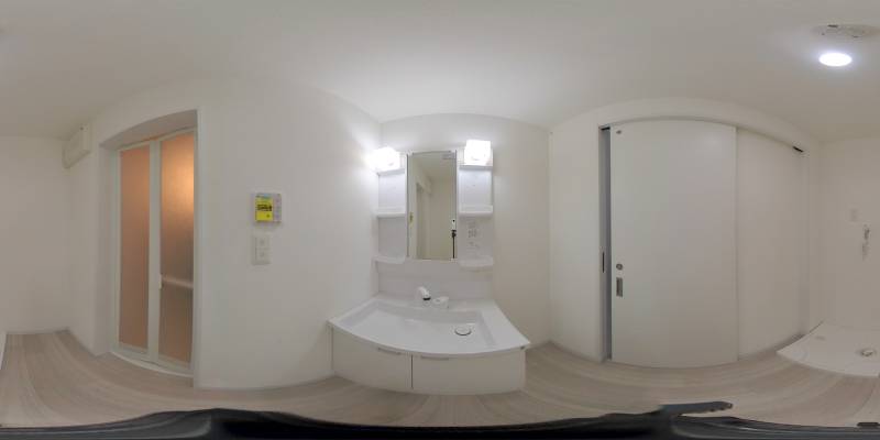 パノラマ画像洗面所