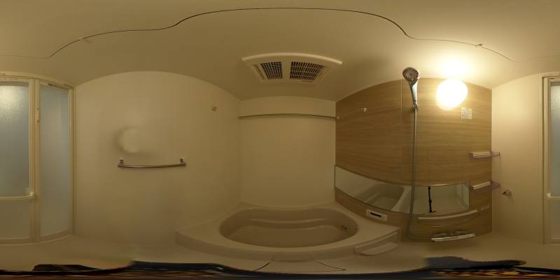 パノラマ画像バスルーム