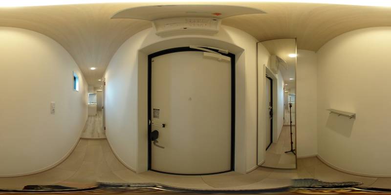 パノラマ画像玄関