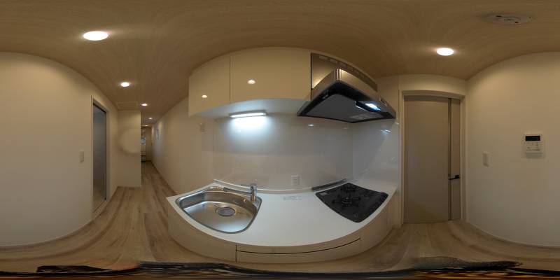 パノラマ画像キッチン