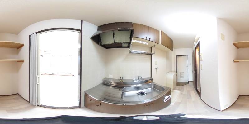 パノラマ画像キッチン