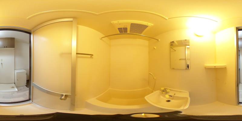 パノラマ画像バスルーム