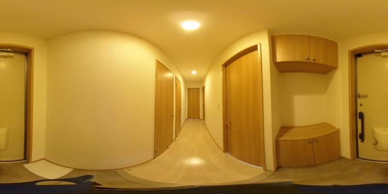 パノラマ画像玄関