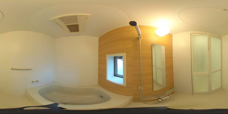 パノラマ画像バスルーム