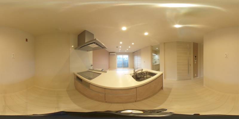 パノラマ画像キッチン