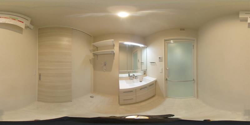 パノラマ画像洗面所