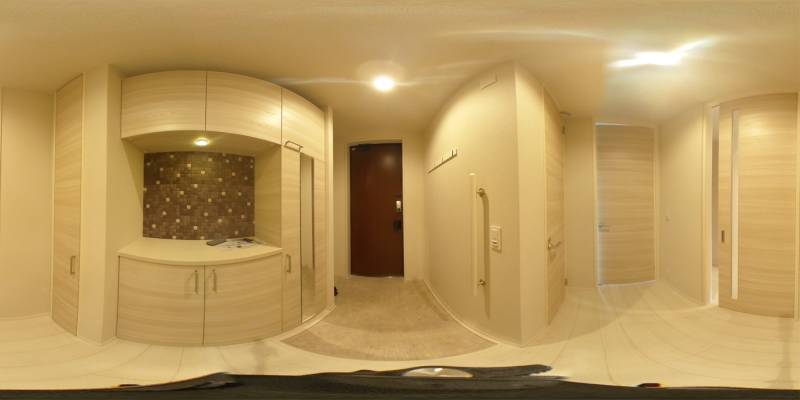 パノラマ画像玄関