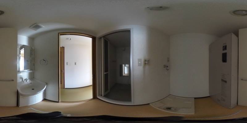 パノラマ画像洗面所