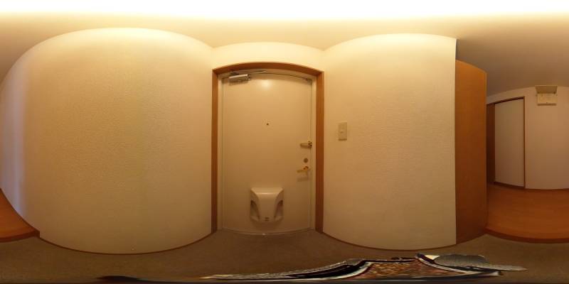 パノラマ画像玄関