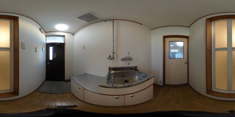 パノラマ画像キッチン