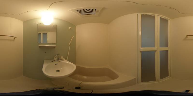 パノラマ画像バスルーム