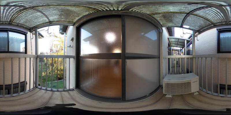 パノラマ画像バルコニー