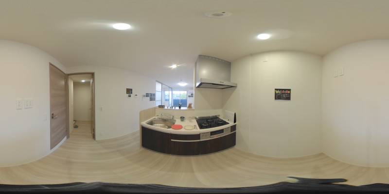 パノラマ画像キッチン