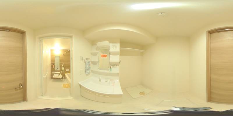 パノラマ画像洗面所
