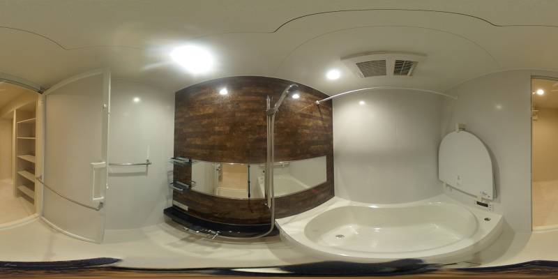 パノラマ画像バスルーム