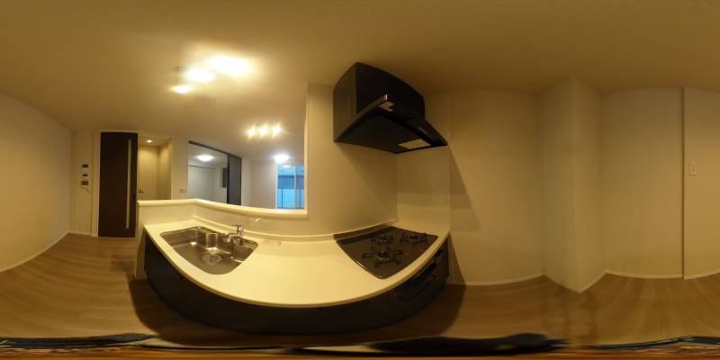 パノラマ画像キッチン