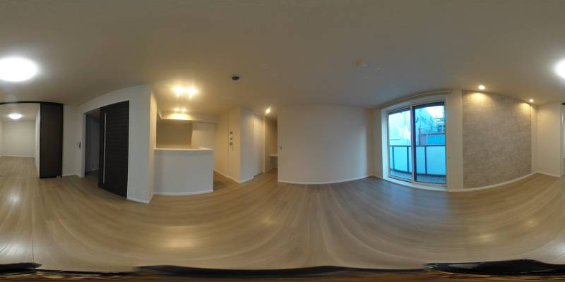 パノラマ画像リビング